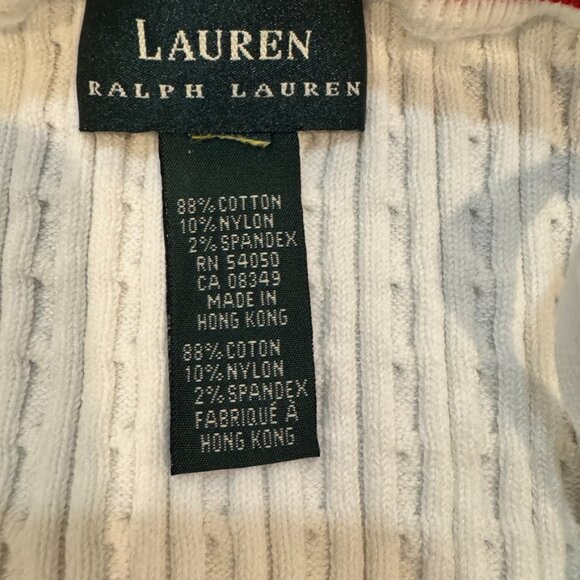 Lauren Ralph Lauren White Cardigan and Camisole Sweater Set - Picture 10 of 13